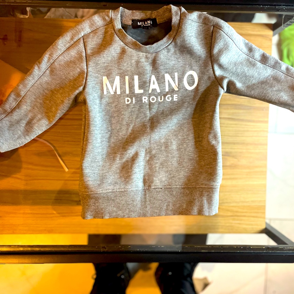 Milano Di Rouge Gray Sweatshirt
